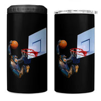 Funny Chimpanzee Basketball Monkey 4 in 1 Can Cooler Tumbler