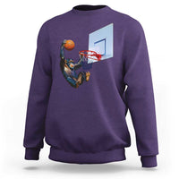 Funny Chimpanzee Basketball Monkey Sweatshirt