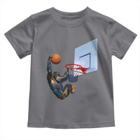 Funny Chimpanzee Basketball Monkey Toddler T Shirt