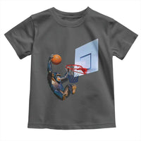 Funny Chimpanzee Basketball Monkey Toddler T Shirt