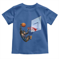 Funny Chimpanzee Basketball Monkey Toddler T Shirt