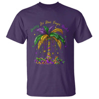 Funny Mardi Gras Coconut Palm Tree T Shirt Laissez Les Bons Temps Rouler Beads Masks