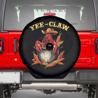 Funny Louisiana Crawfish Cowboy Spare Tire Cover Yee Claw Cajun Seafood