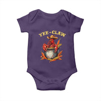 Funny Louisiana Crawfish Cowboy Baby Onesie Yee Claw Cajun Seafood