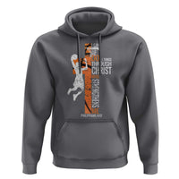 Funny Basketball Christian Hoodie I Can Do All Things Through Christ Who Strengthens Me