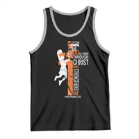 Funny Basketball Christian Tank Top I Can Do All Things Through Christ Who Strengthens Me