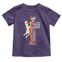 Funny Basketball Christian Toddler T Shirt I Can Do All Things Through Christ Who Strengthens Me