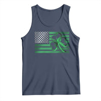 Funny Irish Americans Tank Top Shamrock Celtic Knot American Flag St Patrick's Day