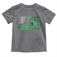 Funny Irish Americans Toddler T Shirt Shamrock Celtic Knot American Flag St Patrick's Day