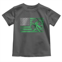 Funny Irish Americans Toddler T Shirt Shamrock Celtic Knot American Flag St Patrick's Day