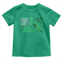 Funny Irish Americans Toddler T Shirt Shamrock Celtic Knot American Flag St Patrick's Day