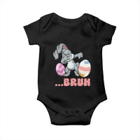 Funny Bruh Dab Rabbit Eggs Easter Day Baby Onesie