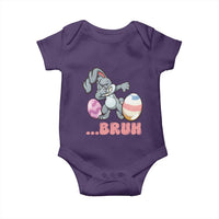 Funny Bruh Dab Rabbit Eggs Easter Day Baby Onesie