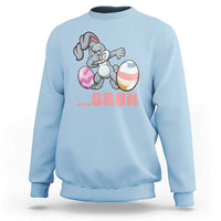 Funny Bruh Dab Rabbit Eggs Easter Day Sweatshirt