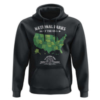 Protect And Preserve National Parks Hoodie ESTD 1872 Vintage Forest American Map