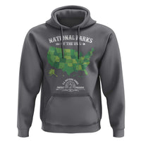 Protect And Preserve National Parks Hoodie ESTD 1872 Vintage Forest American Map