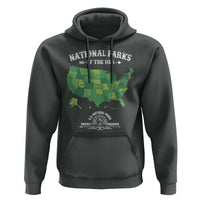 Protect And Preserve National Parks Hoodie ESTD 1872 Vintage Forest American Map
