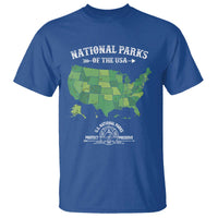 Protect And Preserve National Parks T Shirt ESTD 1872 Vintage Forest American Map