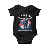 Not For Sale National Parks Bigfoot Baby Onesie Support Our Parks And Public Lands
