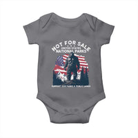 Not For Sale National Parks Bigfoot Baby Onesie Support Our Parks And Public Lands