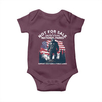 Not For Sale National Parks Bigfoot Baby Onesie Support Our Parks And Public Lands