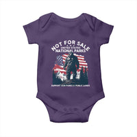 Not For Sale National Parks Bigfoot Baby Onesie Support Our Parks And Public Lands