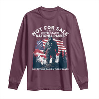 Not For Sale National Parks Bigfoot Long Sleeve Shirt Support Our Parks And Public Lands