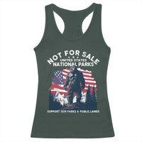 Not For Sale National Parks Bigfoot Racerback Tank Top Support Our Parks And Public Lands