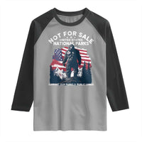 Not For Sale National Parks Bigfoot Raglan Shirt Support Our Parks And Public Lands