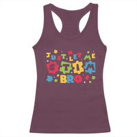 Funny Just Let Me Stim Bro Racerback Tank Top Autism Awareness Puzzle