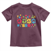 Funny Just Let Me Stim Bro Toddler T Shirt Autism Awareness Puzzle