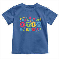 Funny Just Let Me Stim Bro Toddler T Shirt Autism Awareness Puzzle