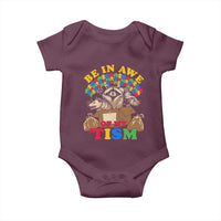 Funny Autism Awareness Baby Onesie Be In Awe Of My 'Tism Autistic Raccoon Opossum Skunk