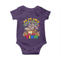 Funny Autism Awareness Baby Onesie Be In Awe Of My 'Tism Autistic Raccoon Opossum Skunk