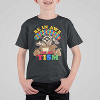 Funny Autism Awareness T Shirt For Kid Be In Awe Of My 'Tism Autistic Raccoon Opossum Skunk