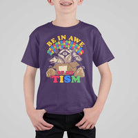 Funny Autism Awareness T Shirt For Kid Be In Awe Of My 'Tism Autistic Raccoon Opossum Skunk