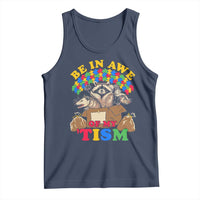 Funny Autism Awareness Tank Top Be In Awe Of My 'Tism Autistic Raccoon Opossum Skunk