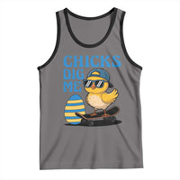 Funny Easter Day Chicks Dig Me Tank Top Cool Chicken