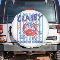 If Crabby Please Return To The Beach Spare Tire Cover Funny Summer Girl