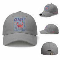 If Crabby Please Return To The Beach Baseball Cap Funny Summer Girl