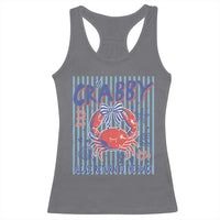 If Crabby Please Return To The Beach Racerback Tank Top Funny Summer Girl