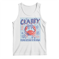 If Crabby Please Return To The Beach Tank Top Funny Summer Girl