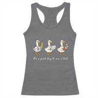 Silly Goose Test Day Racerback Tank Top It's A Good Day To Ace A Test Teacher Students