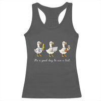Silly Goose Test Day Racerback Tank Top It's A Good Day To Ace A Test Teacher Students