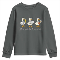 Silly Goose Test Day Youth Sweatshirt It's A Good Day To Ace A Test Teacher Students