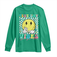 Test Day 67 Meme Long Sleeve Shirt You Got This Testing Teacher Retro Grooves
