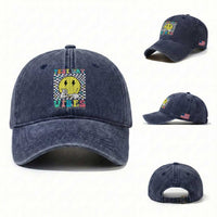 Test Day 67 Meme Washed Cotton Baseball Cap You Got This Testing Teacher Retro Grooves