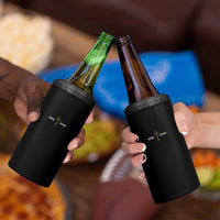 Jesus Saves 4 in 1 Can Cooler Tumbler Cross Subtle Christian Minimal Religious Faith