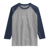 Jesus Saves Raglan Shirt Cross Subtle Christian Minimal Religious Faith