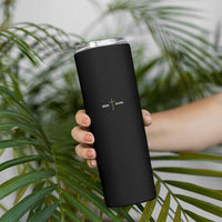 Jesus Saves Skinny Tumbler Cross Subtle Christian Minimal Religious Faith